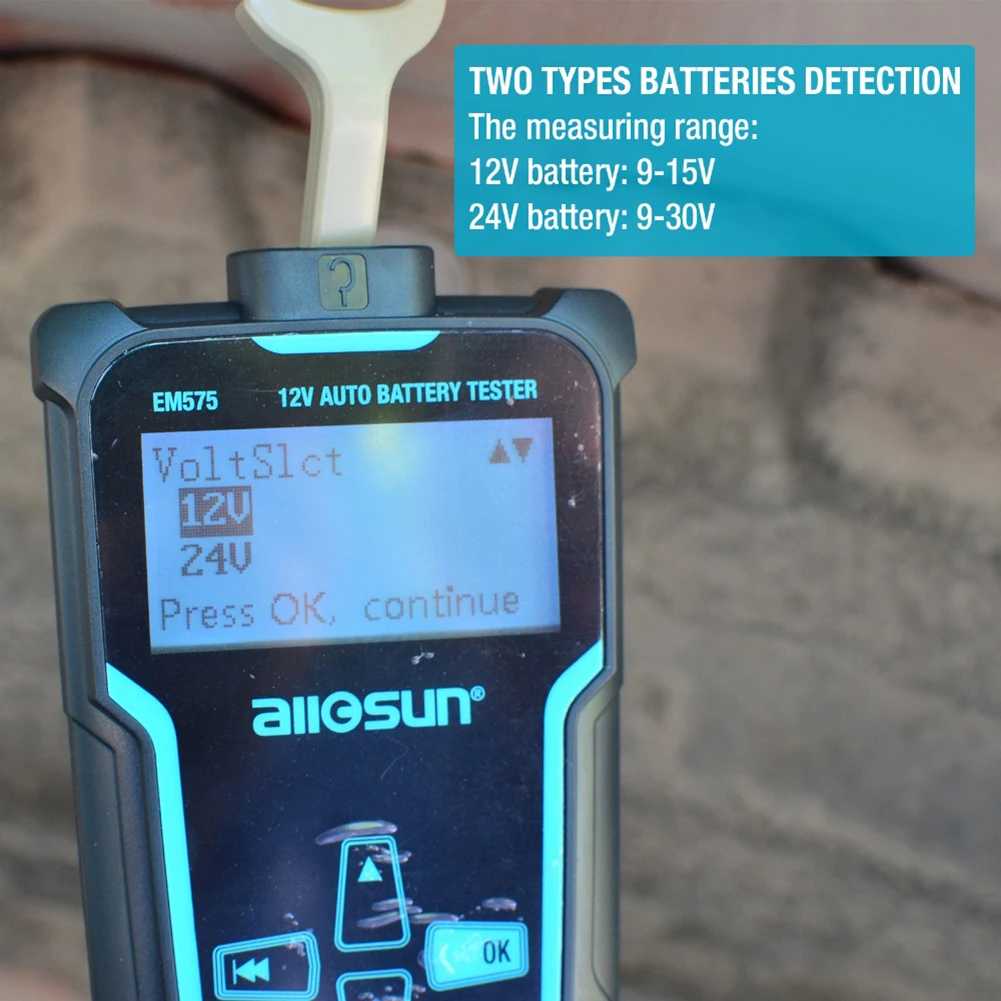 Тестер аккумуляторных батарей ALL-SUN EM575 многофункциональный измерительный прибор