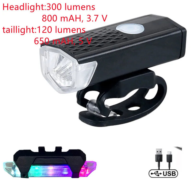 

Велосипедный задний фонарь, перезаряжаемый через USB, передний, задний, задний фонарь для горного велосипеда, водонепроницаемый велосипедны...