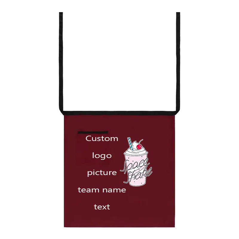 Изготовленный На Заказ Логотип Название команды текст бюст фартук обувь для