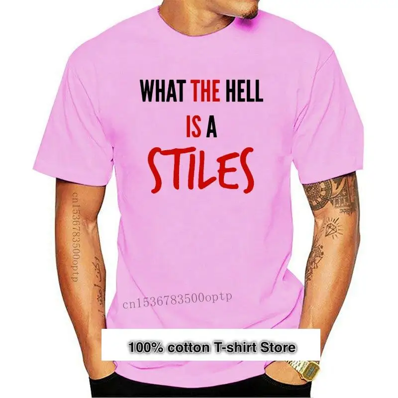 

Camiseta de moda de стиль veraniego para hombre, camiseta informal с фразой what hell is a stiles, новинка 2021