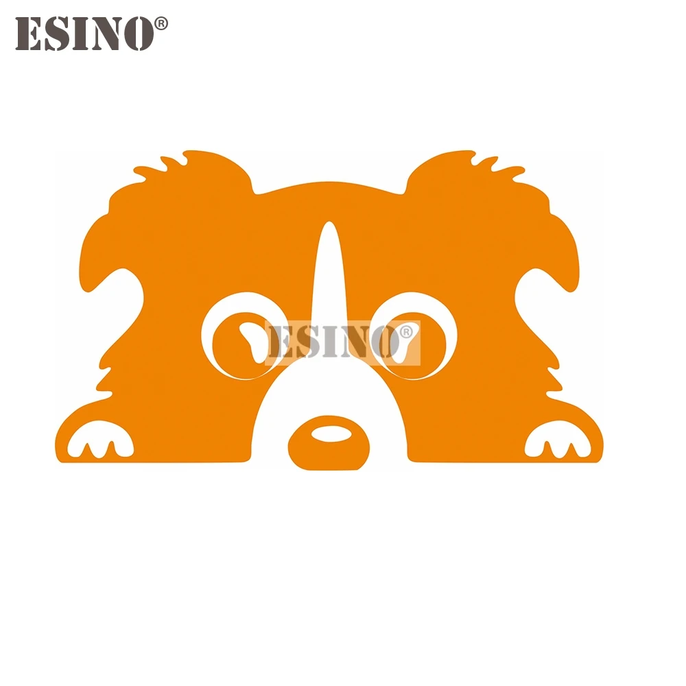 Автомобильный Стайлинг колли Милая собачка забавные авто наклейка мультфильм