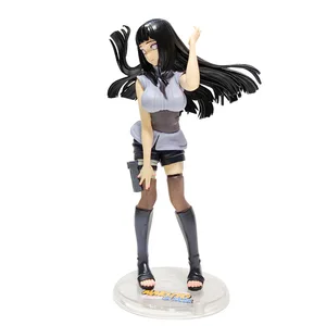 naruto shippuden byakugan hinata hyuga action figure anime model pvc statue collectible toys desktop decoration figma doll free global shipping