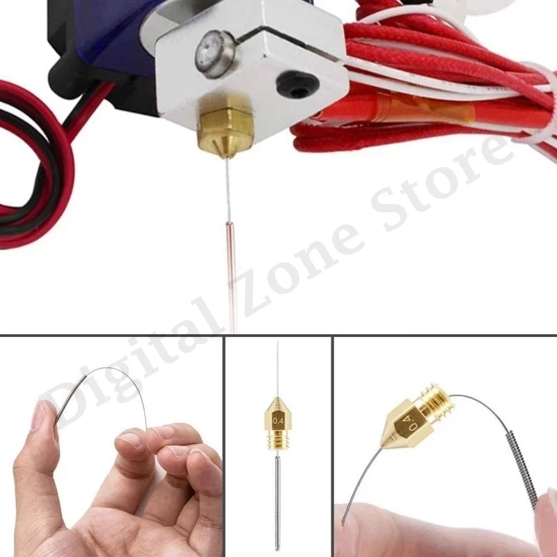 3D Printer Cleaning Tool Kit - 20Pcs Nozzle 0.4mm MK8 + 15Pcs Needles 2*Tweezers for Makerbot Creality CR-10 | Компьютеры и офис
