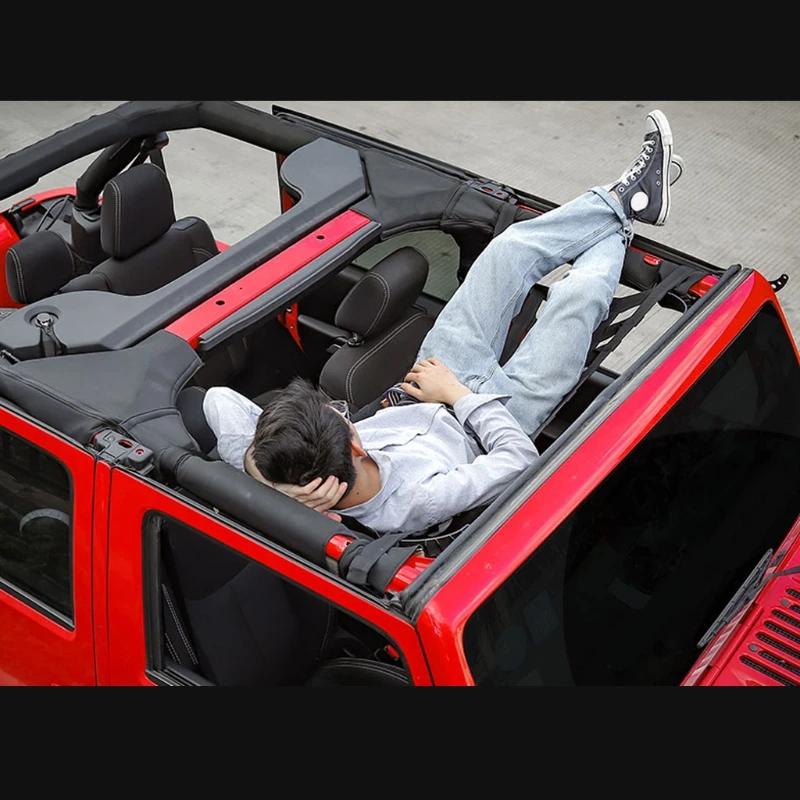 

Heavy Duty Cargo Net Cover For Je ep Wrangler Multifunctional Top Roof Storage