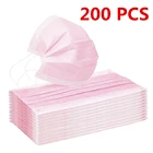 Маска одноразовая однотонная для мужчин и женщин, 3 слоя, 10200 шт.