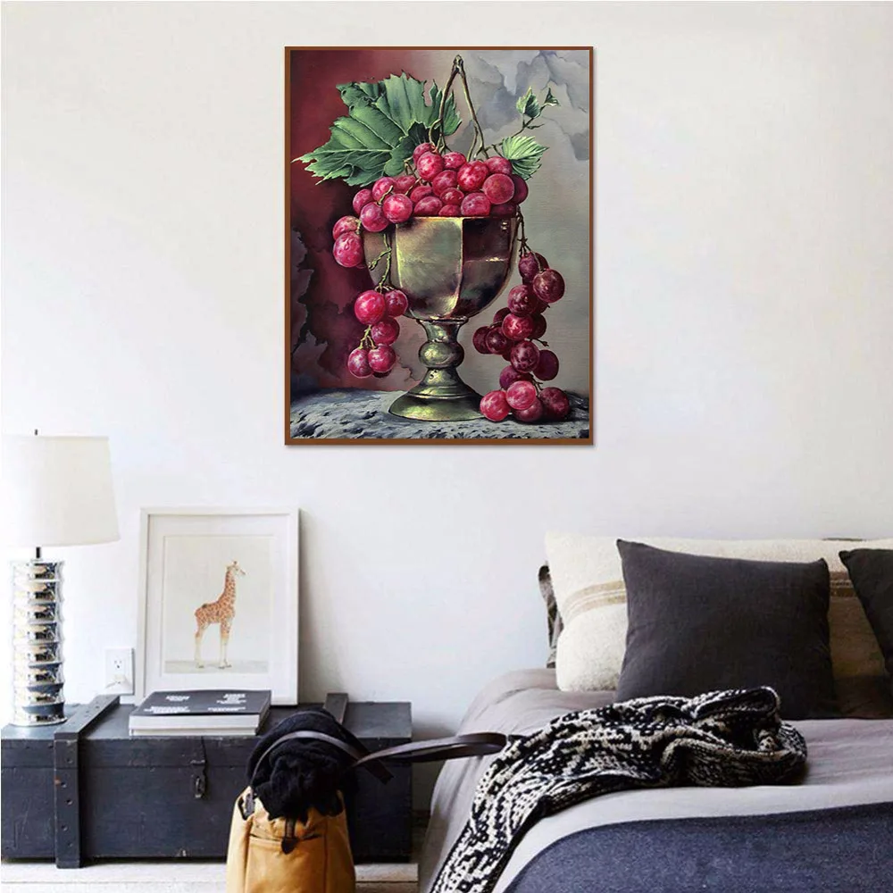 5D DIY алмазная живопись фрукты натюрморт полная вышивка мозаика распродажа