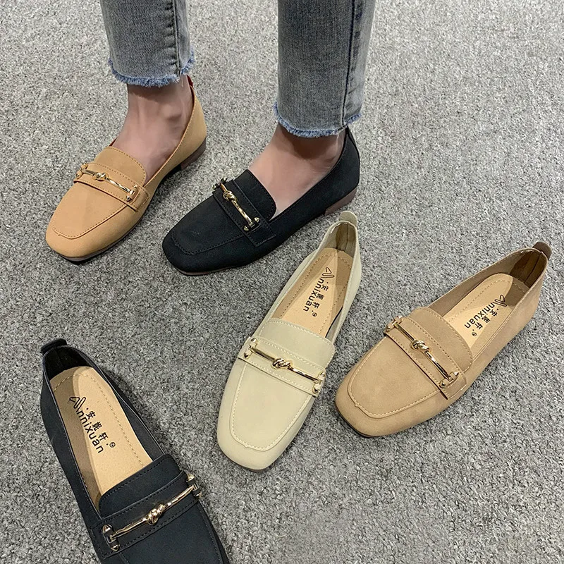 Маленькие кожаные туфли женские в британском и студенческом стиле весна 2020 новые