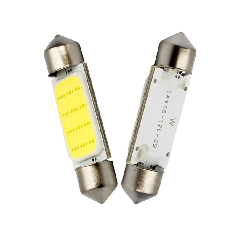 1x гирлянда 31 мм 36 мм/39 мм/41 мм C5W C10W светодиодный COB лампы 12SMD 12V 7000K интерьер автомобильного салона Чтение багажный фонарь супер яркий белый