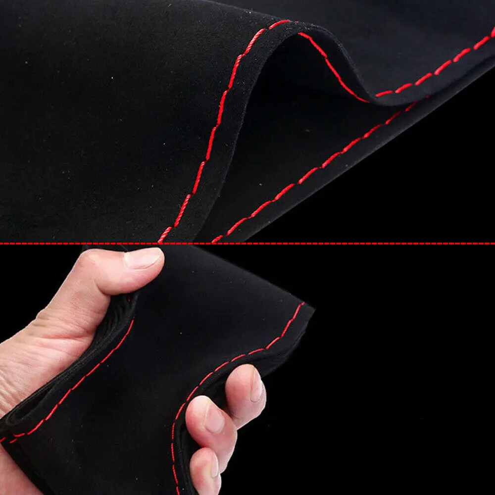 

Wear-resisting Steering Wheel Cover Black Suede Universal Superfine fiber