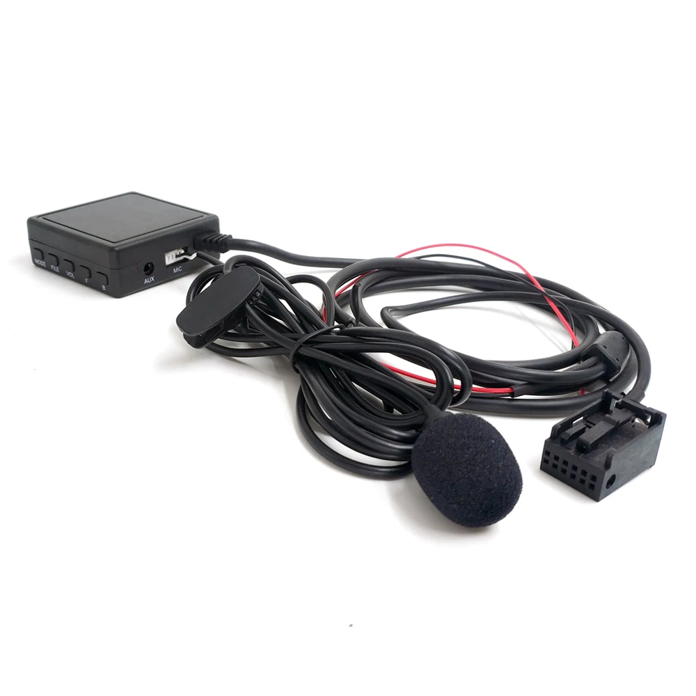 Biurlink для Ford 6000CD Hands Free Bluetooth микрофон Музыка Аудио AUX-IN Кабель-адаптер для фокуса Mk2 Mondeo C-Max S-Max