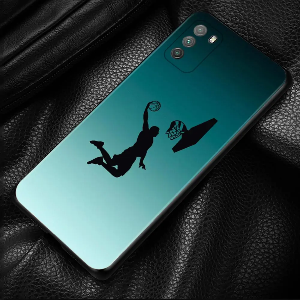 basketball basket backboard phone case for xiaomi mi poco x3 pro f3 x3 gt m3 x3 nfc f1 m3 pro 5g f3 gt black silicon cover coque free global shipping
