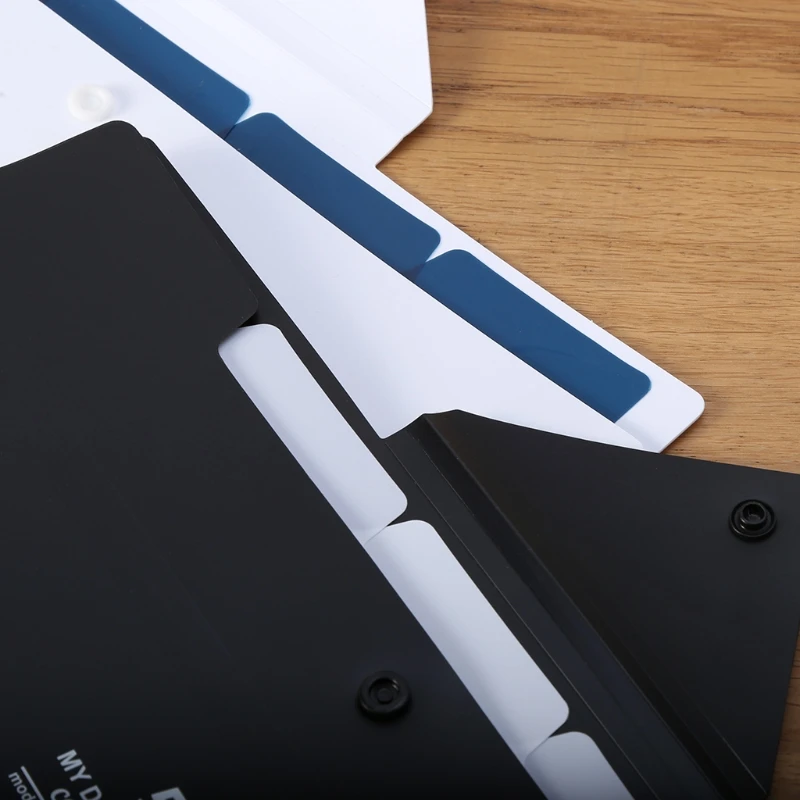

NoEnName_Null High Quality Plastic 5 layer Expanding File Folder Organ Bag A4 Organizer Paper Hold Document Folder