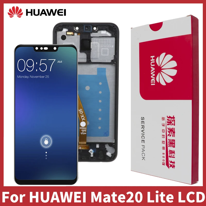 НОВЫЙ 6 3 ''ЖК-дисплей с корпусом запасные части для Huawei Mate 20 Lite SNE LX1 LX2 LX3
