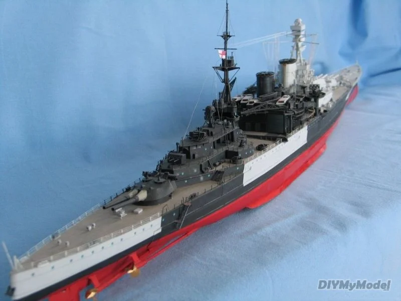 DIYMyModeI-battleship brit&aacute;nico Repulse Bay, manualidades artesanales, Kit de modelo de papel, rompecabezas de juguete, regalo, utillaje de pel&iacute;cula-0