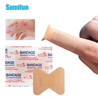 Повязка медицинская, антибактериальная, водонепроницаемая, 30 шт., в форме бабочки