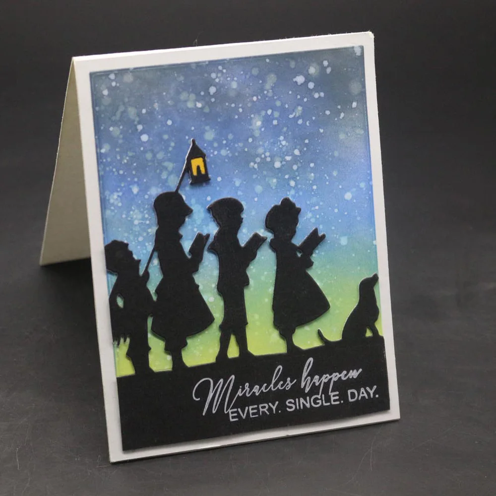 Трафарет с рамкой в виде собаки уличное освесветильник украшение сделай сам