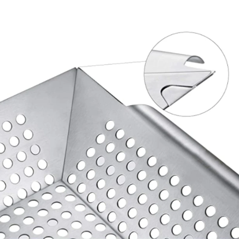 Корзина для овощного гриля-Большой Сверхмощный гриль барбекю ВОК с