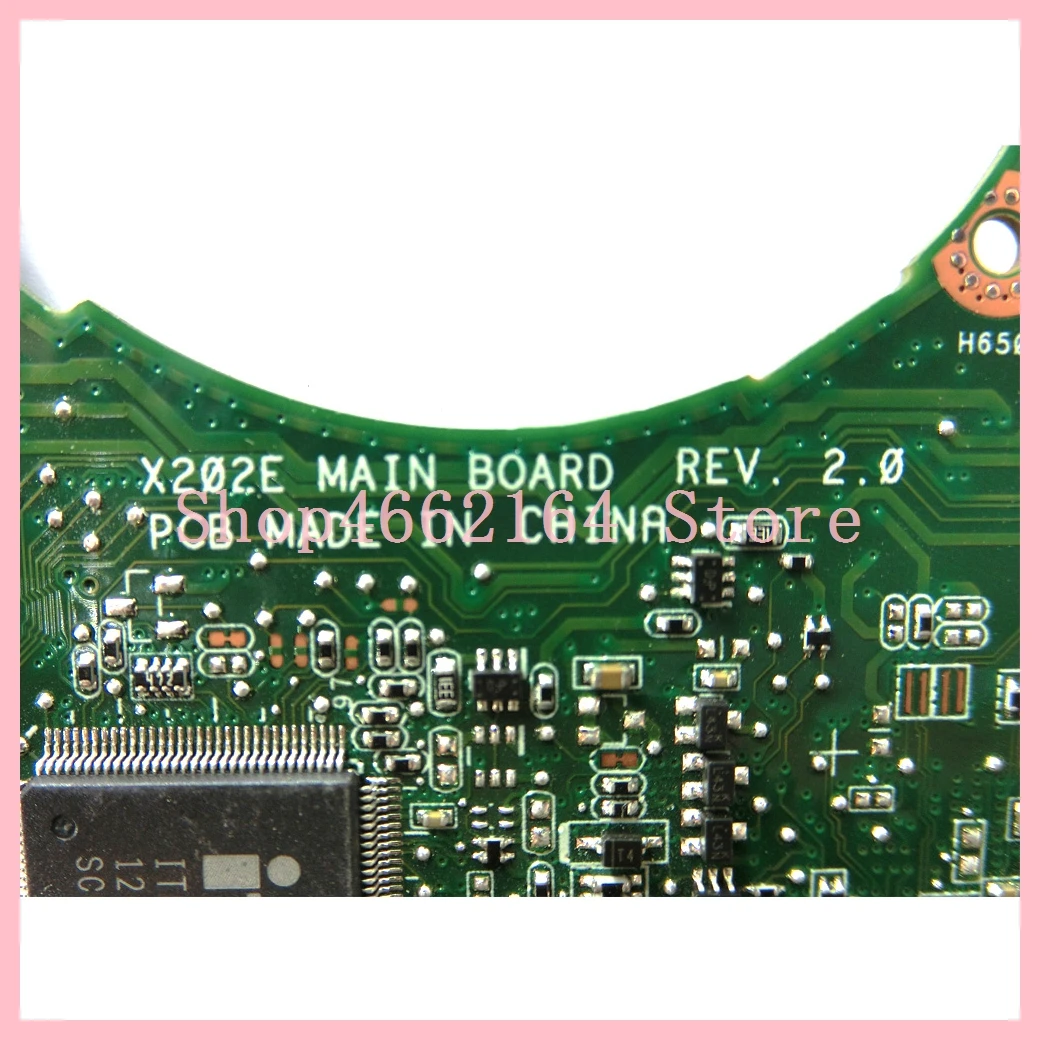 Материнская плата X202E 4 Гб I3 3217 CPU REV 2 0 для ASUS S200 S200E X202 X201EP X201EV X201E материнская