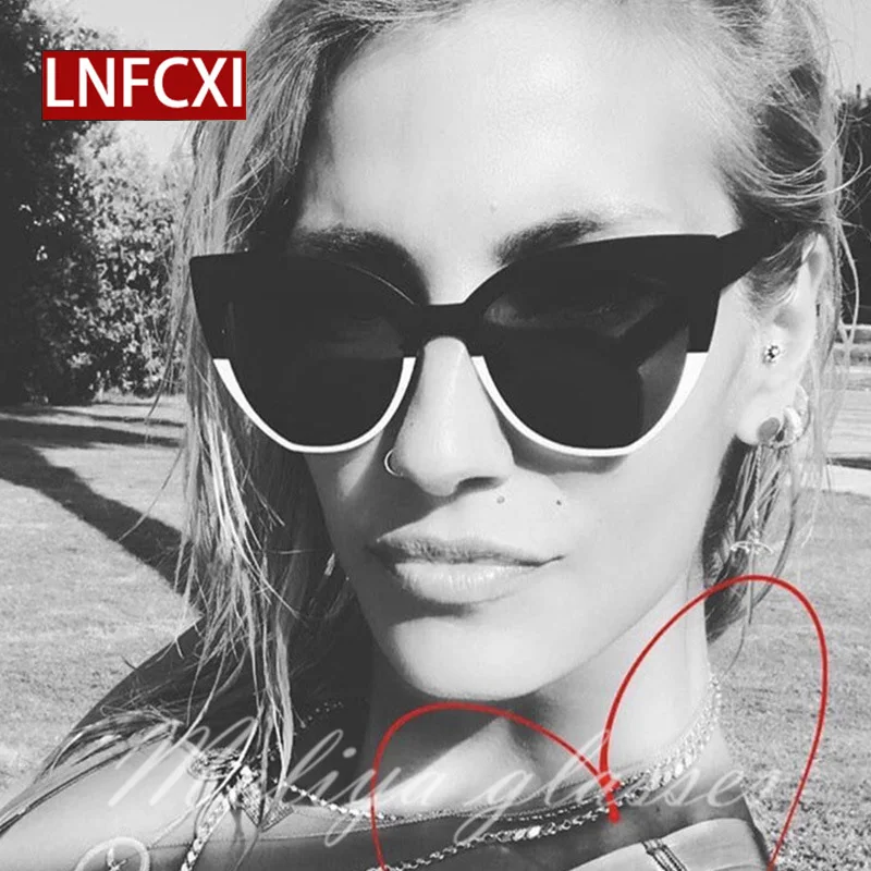 Женские винтажные солнцезащитные очки в металлической оправе с градиентом |