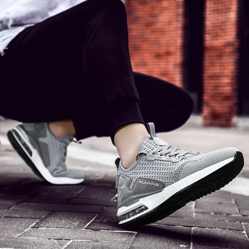 

Couple fly weaving women's large size sports shoes wear-resistant non-slip casual breathable sports running men's shoes