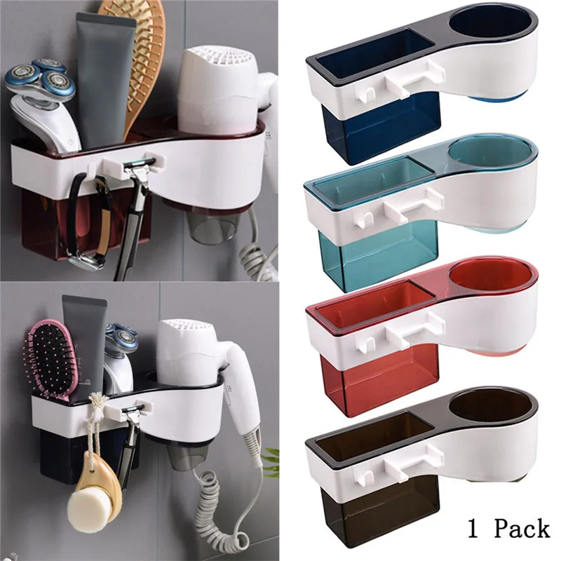 2019 фен Полка Стеллаж для ванной комнаты без ударов хранения продуктов Прямая