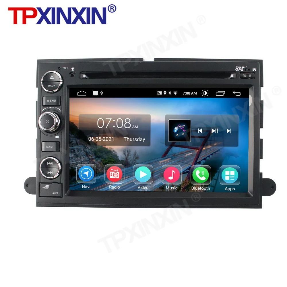 

Автомобильный GPS-навигатор, встроенный мультимедийный стерео-радиоприемник, видео, Android 10,0 для Fusion/Explorer/F150/ Edge/погрузка 2006-2009