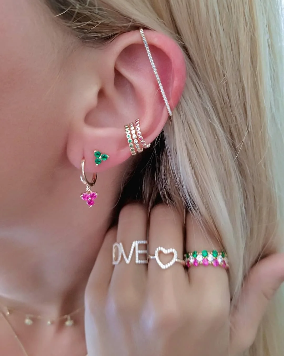 Блестящие простые шпильки для девочек с тремя камнями AAA 925 пробы серебристые