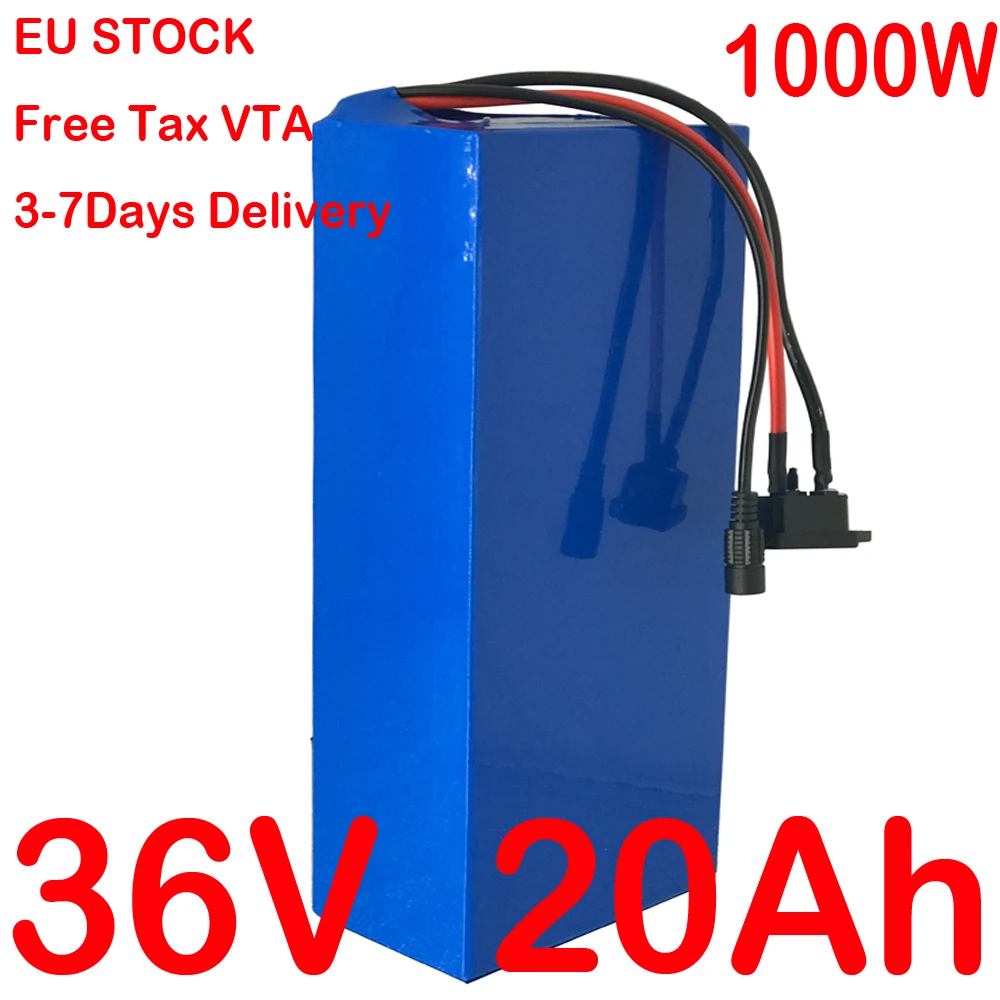 

36V 10AH 15AH 20AH Ebike Batterie 500W 1000W 36 Volt 25AH 30AH Lithium ion Scooter E Bike Battery Pack With 42V Charger Free Tax