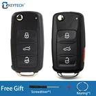 OkeyTech 234 сменный складной чехол для автомобильного ключа-пульта для VW Polo Golf MK6 Tiguan Touareg 202AD 202H 202Q чехол-брелок