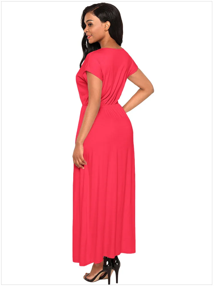 Prom Dress Black Sheath Gown V-neck Ankle-Length Lace 2019 Fashion Short Sleeves Graduation Dresses Long Sexy | Свадьбы и торжества