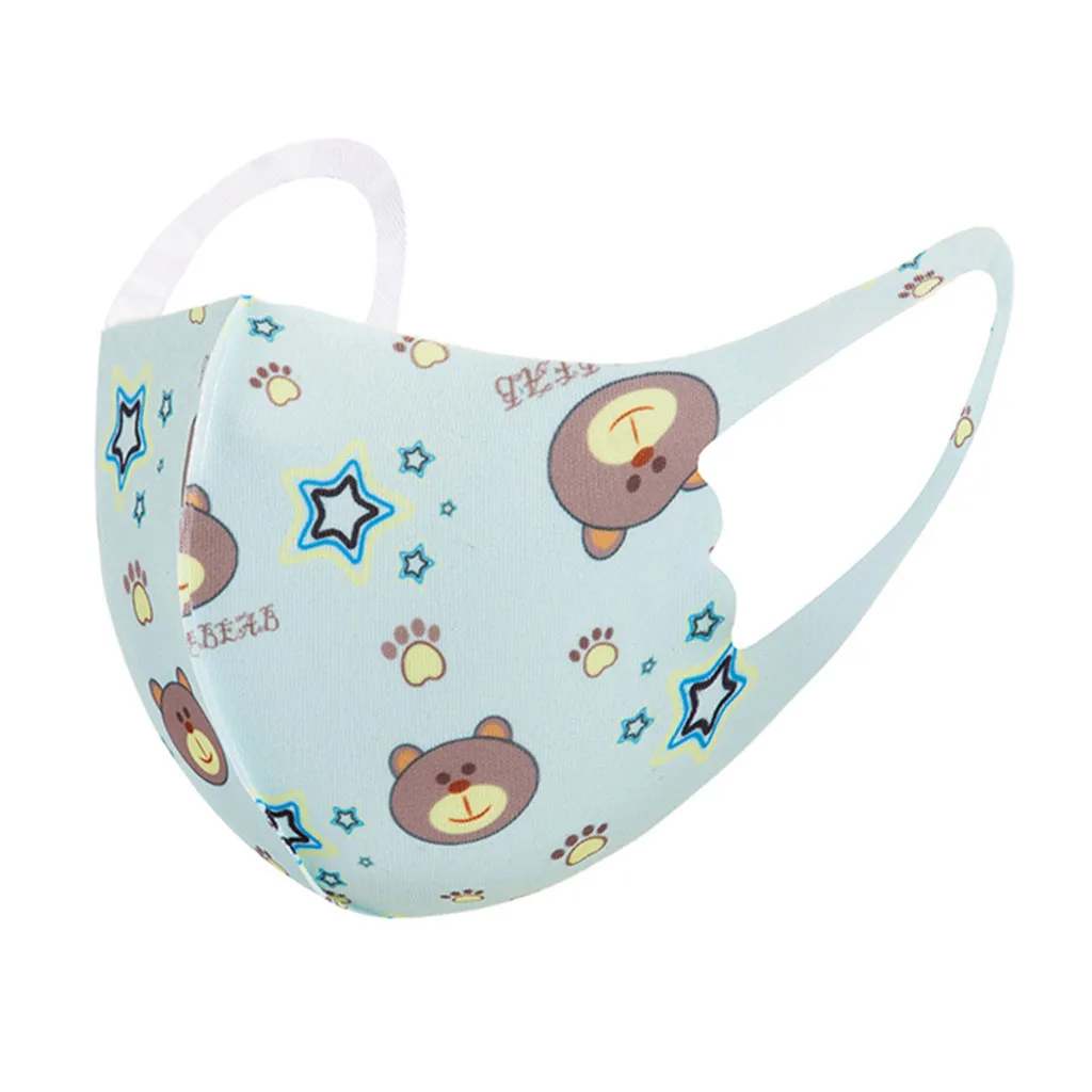 Пылезащитные дышащие маски с мультяшным принтом для детей 20 шт. | Красота и