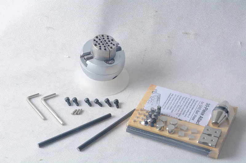

Standard Block Ball Vise Engraving Setting tool Full set with 30 pc Attachment