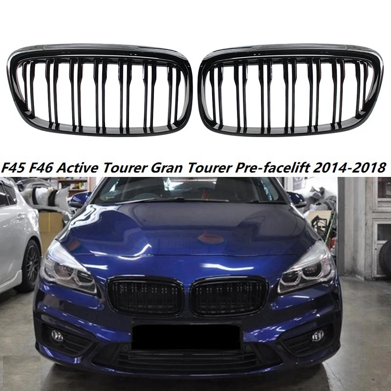 

Черная решетка переднего гриля F45 для BMW 2 серии 5-Seat Active Tourer и 7-Seat F46 Gran Tourer Решетка переднего бампера 2014-2018
