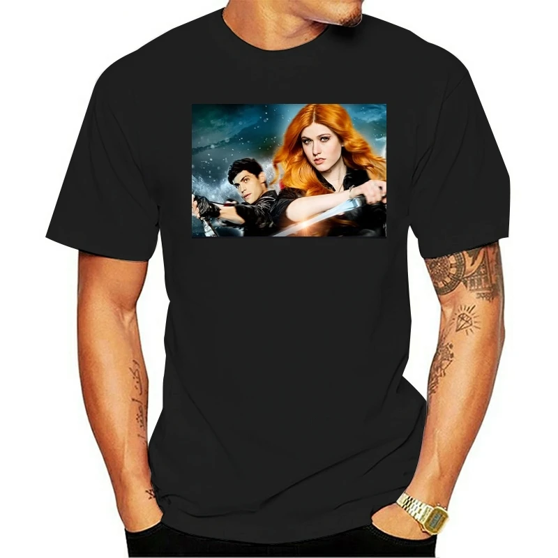 

Funny Men White Black 2021 New Year's T-shirt Shadowhunters Fashion Short-Sleeved Cotton Men's(1)