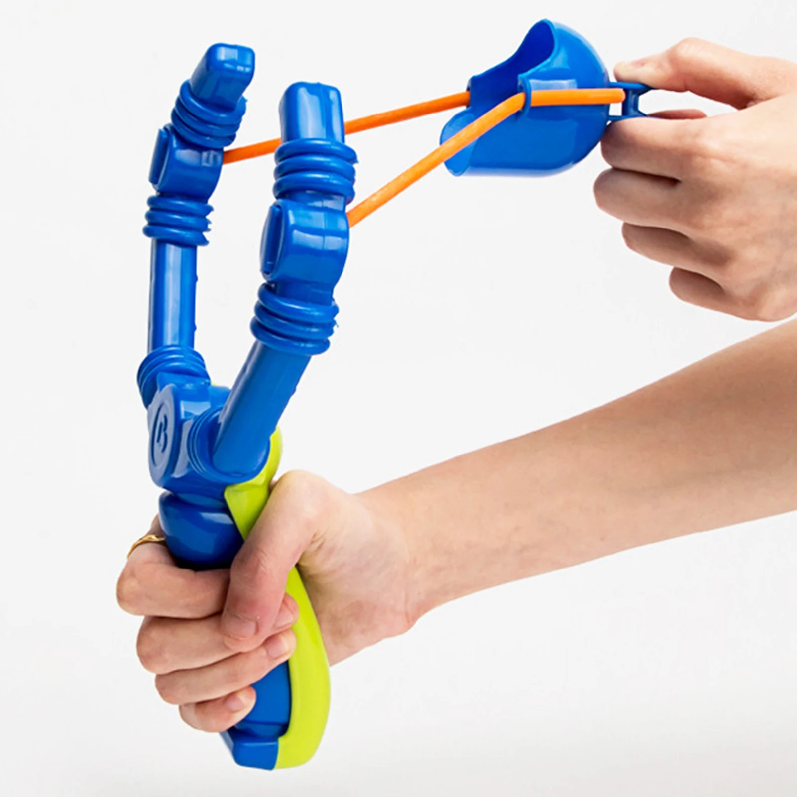 

Fun Snow Toy Outdoor Winter Snowball Fight Plastic Throwing Snowball Slingshot Launcher Shooter Toy For Children