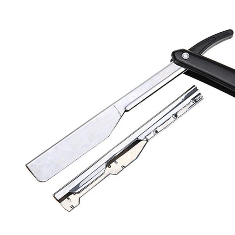 Профессиональная Бритва для парикмахеров с острыми прямыми лезвиями из