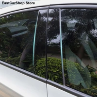 car door window middle column trim decoration protection strip pc stickers for volkswagen vw touran 2015 2014 2013 2012 2011