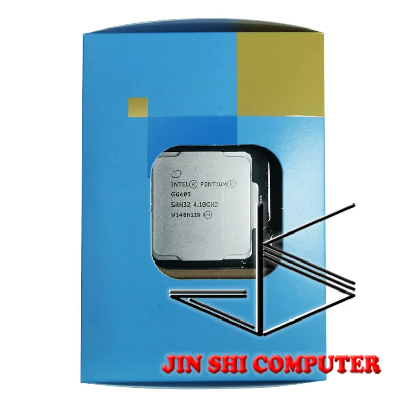 Новый процессор Intel Pentium G6405 4 1 ГГц двухъядерный четырехпоточный 4M 58 Вт LGA 1200 с