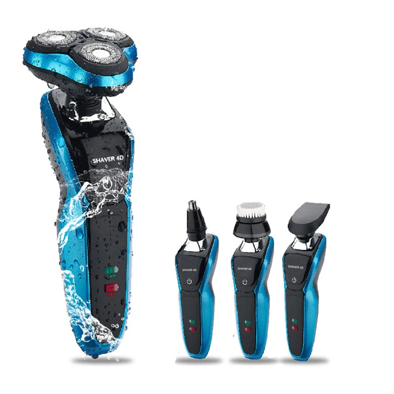 Многофункциональный 4 в 1 беспроводной триммер перезаряжаемый нос лицо моющиеся