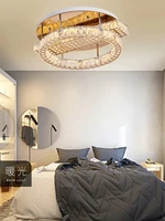 led garland ceiling light simple and modern acrylic bedroom living room balcony ceiling light home round 2022 new year decoratio