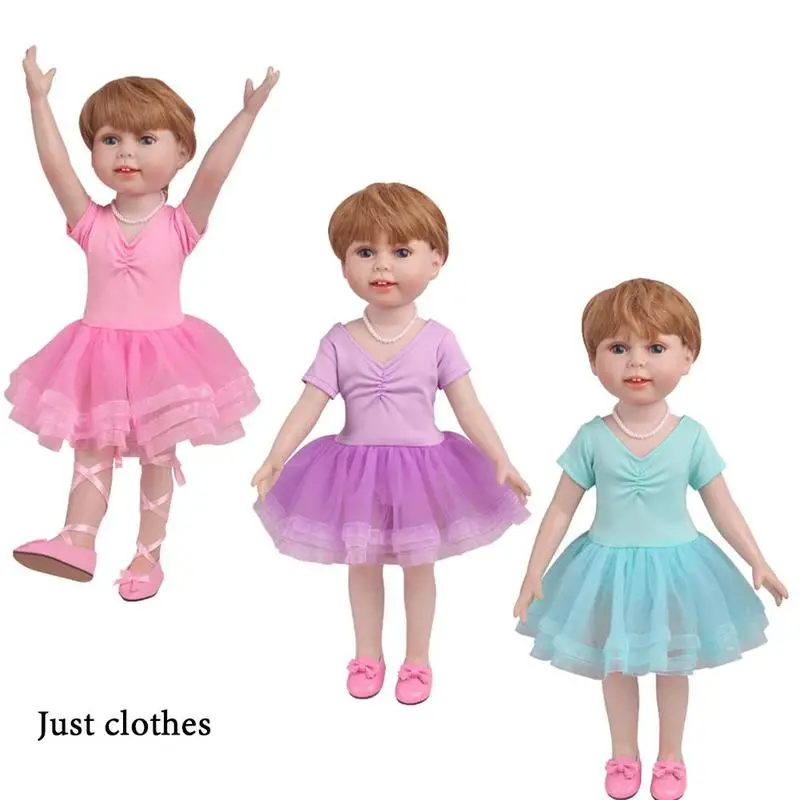 1 шт. балетная юбка кукольная одежда для 18 дюймовых кукол модная аксессуары