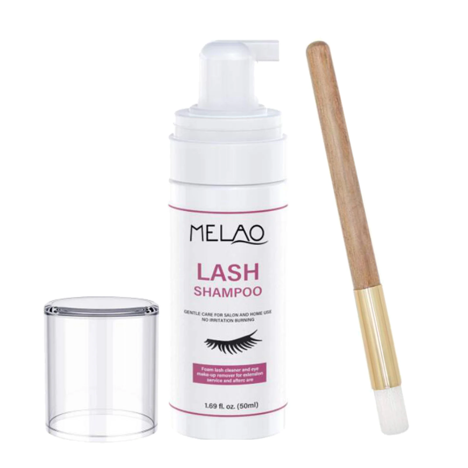 Eyelash Extensions Lash Shampoo 1.69 Fl.oz / 50ml Cleaning Foam Cleaner