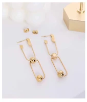 girafe pin round ball french style earrings hot sale for women