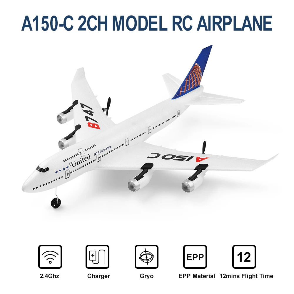 Wltoys XKS радиоуправляемый самолет 2 4G канала пульт дистанционного управления