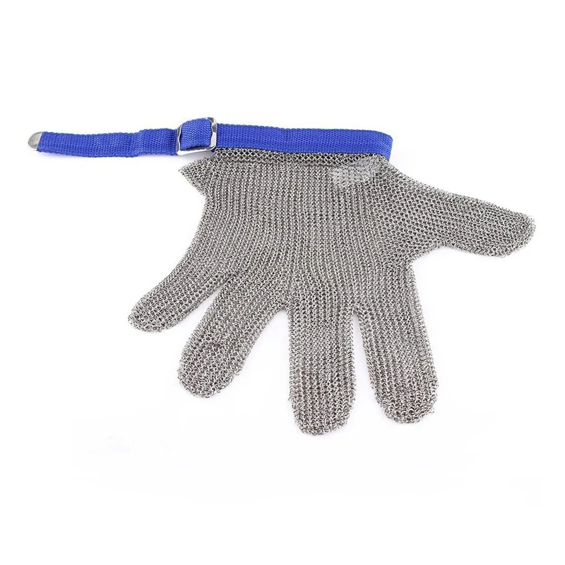 

Cut-Resistant Stainless Steel Gloves 304 Stainless Steel Wire Gloves Are Used To Protect Your Hands