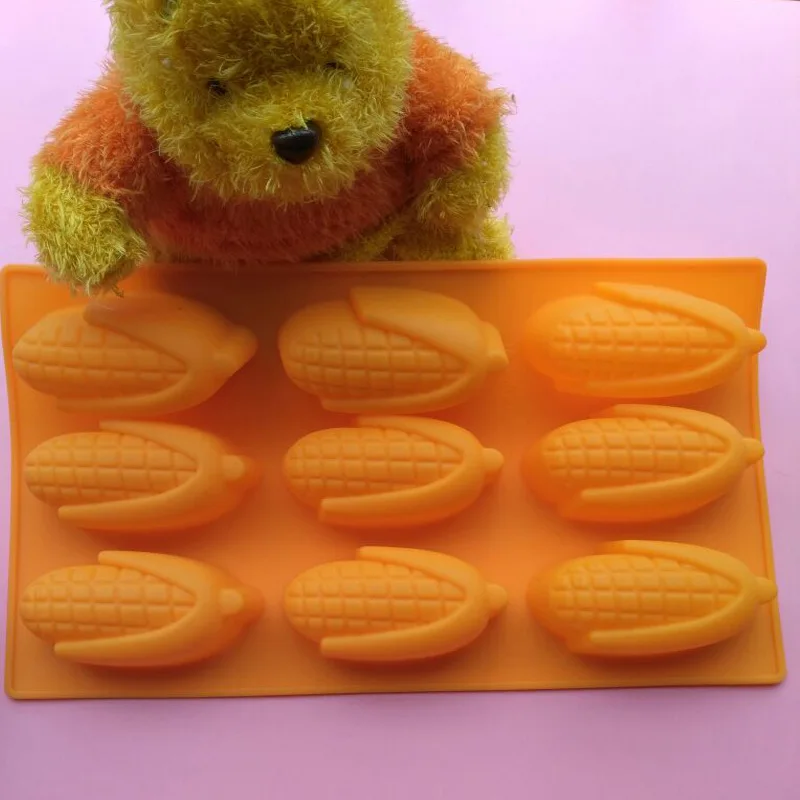 Большая форма для торта из силикагеля кукуруза выпечка домашний завтрак на пару