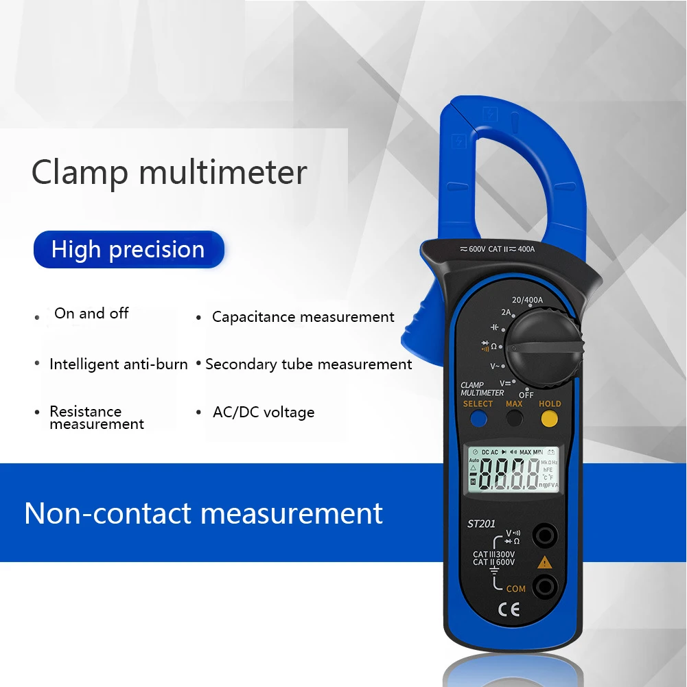 Цифровые Амперные Токоизмерительные клещи многофункциональные контакты