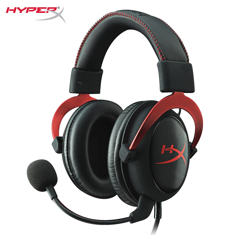 Игровая гарнитура HyperX Cloud II красные наушники с Виртуальным объемным звуком 7 1 для