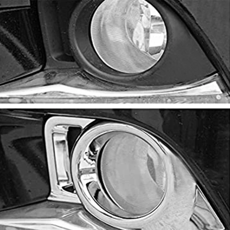 2 шт. хромированный передний противотуманный светильник Накладка для Toyota Highlander
