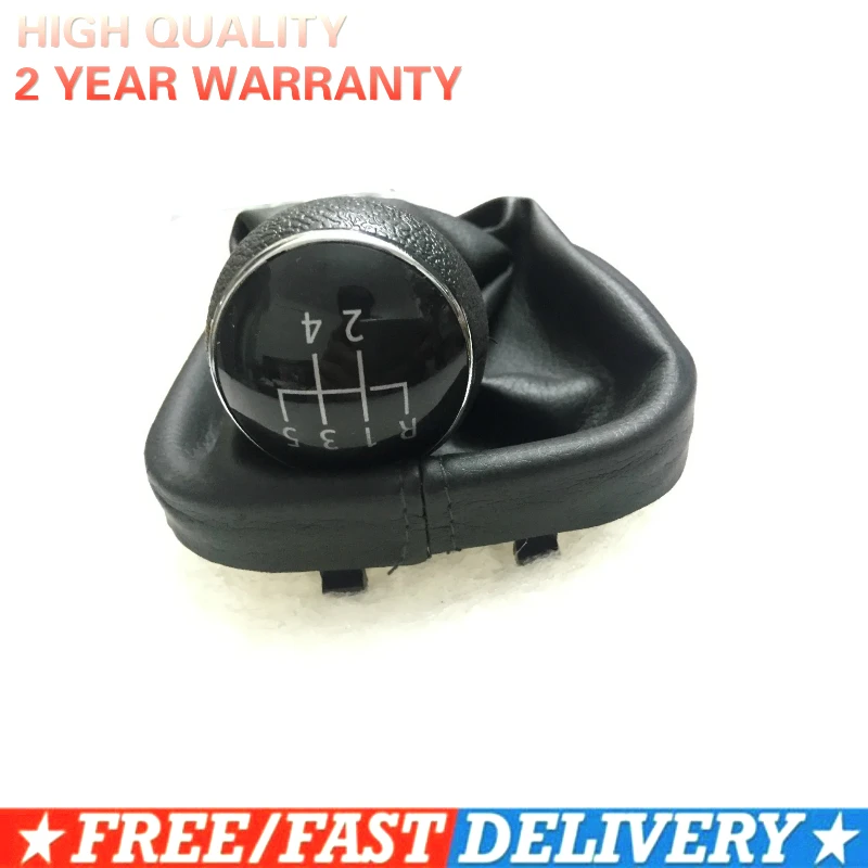 Жир 5 Скорость Шестерни рукоятка рычага переключения передач кожаные ботинки со